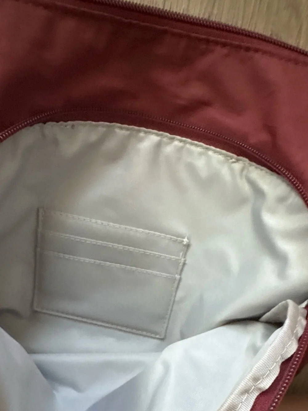 Baggallini Red Crossbody Bag with Front Zip Pocket